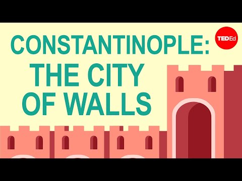 What are three ways in which Constantinople was protected?