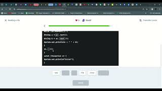 38 Reading a File | Java Intermediate | Sololearn