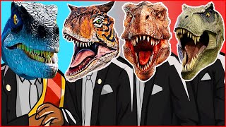 Jurassic World Camp Cretaceous | Dinosaurs Fighting - Coffin Dance Meme Cover