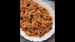 BHawramyFood-Carrot salad- زەڵاتەی گێزەر -سلطة جزرة #carrotsalad #healthysalad