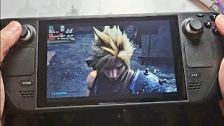 STEAM DECK - Final Fantasy 7 Remake - A Great Game On The Go