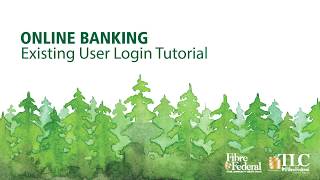 First time login for an existing Online Banking user tutorial: