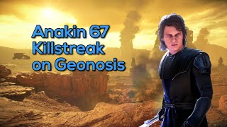 Battlefront II The Chosen One 67 Killstreak on Geonosis