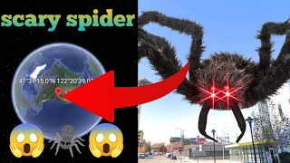 I found scary 😱 spider 🕷️ on google earth 🌎#google map #tranding video #viral contain