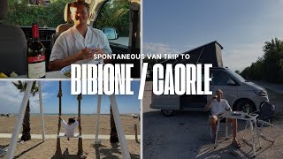 Spontaneous trip to Bibione and Caorle in Northern Italy | Van Week