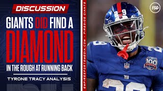 Giants DID Find a Diamond in the Rough at Running Back | Tyrone Tracy Analysis | Rebuilding Offense