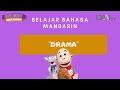 Belajar Bahasa Mandarin “Drama” Bersama Bitan