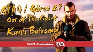 GTA 4 Görev 27 Out of The Closet / internet Cafe Görevi