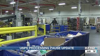 What's happening with the mail processing pause? Senator Hoeven explains