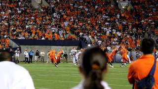 Nick Lamaison Runs the ball against Oklahoma Sooner Football Defense 2012