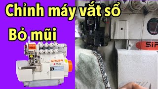 Cách Sửa Máy Vắt Sổ Bị Bỏ Mũi - Cách Chỉnh Móc Máy Vắt Sổ | Quynh máy may