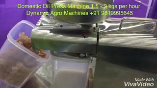 Dynamic Agro Machines Domestic Oil Press Machine.