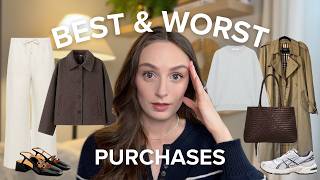 Best \u0026 Worst Clothing Purchases of 2024 | What I Loved (and Regretted)