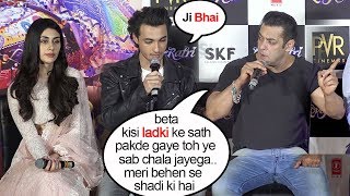 Salman Khan Openly WARNS Ayyush Sharma To Be Loyal To His Sister Arpita Khan In Public