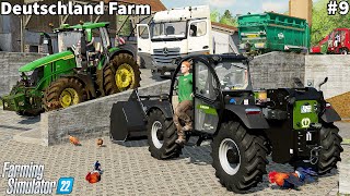 Bringing Water \u0026 Transporting Milk, Spreading Manure \u0026 Plowing │Deutschland│FS 22│Timelapse#9