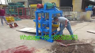 QTJ4 40B small concrete block making machine