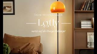 Entdecke die Orange-Stehlampe – Dein neues Lieblingsaccessoire für Wohnzimmer und Schlafzimmer!