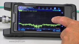 Return Loss Measurement by Site Hawk