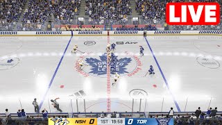 NHL LIVE🔴 Nashville Predators vs Toronto Maple Leafs - 9th December 2023 | NHL Full Match - NHL 24