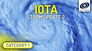 Iota a Dangerous Hurricane, Catastrophic Impacts Likely for Nicaragua and Honduras