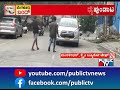 bengaluru bandh miscreants pelt eggs on a yellow board taxi public tv