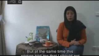 Womens rights activist Somayeh Rashidi before her arrest - Iran Dec 2009 p2