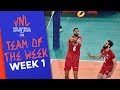 Iran dominated Week 1 of the VNL 2019 | Team of Week 1! | Volleyball Nations League 2019