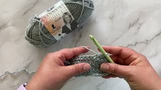 How To SC5TOG Single Crochet Decrease 5 Stitches Together
