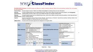 ClassFinder Delivery Methods Video