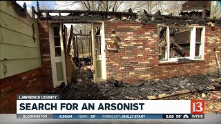 Lawrence County officials search for arsonist