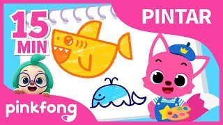 Las Mejores Canciones para Pintar | +Recopilación | Animales del Mar | Pinkfong Canciones Infantiles