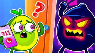 Stranger Danger Song 😱 Don't Open Door to Strangers! 🚪 + More Safety Tips by Pit & Penny Stories 🌈🥑