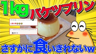 【2ch料理スレ】1kgバケツプリン作ったら見事にタヒんだwww【2chスレ ゆっくり】