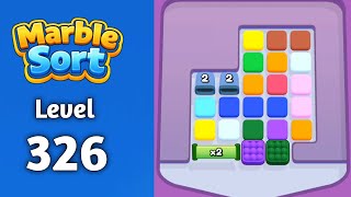 Marble sort Level 326 walkthrough solution