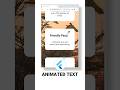 Animated text - Flutter quick tutorial.