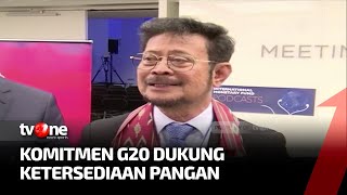 Mentan-Menkeu Negara G20 Tegaskan Komitmen Atasi Krisis Pangan Dunia | Kabar Pasar tvOne