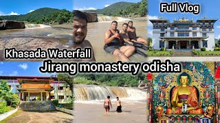 Jirang monastery Odisha || khasada waterfall Gajapati || Gajapati | Odisha ||