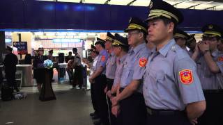 2015.6.4 台鐵 南港車站 鐵路警察局緬懷先烈致敬活動