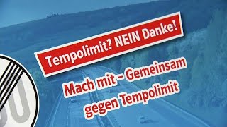 Internetkampagne der CSU: kein Tempolimit von 130 km/h