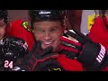 max domi forces turnover and fires home ot winner to complete comeback against red wings