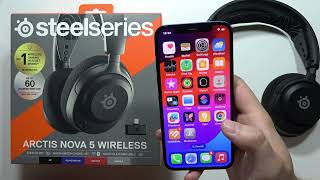 SteelSeries Arctis Nova 5: Connect to iPhone (iOS)