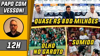 Corinthians prevê receita recorde em 2022 | Caetano se destaca | Cadê Raul?