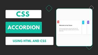 Create Accordion Using HTML and CSS Only