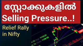 Relief rally in Nifty/Share market latest updates/wealthy life malayalam/Stock news/Selling pressure