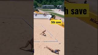 The most athletic volleyball rally you will ever see 🔥🔥🔥 | SDTV Beachvolleyball