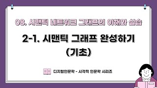 [DH교육] [시각적인문학] (8강) 2-1. 시맨틱 그래프 완성하기(기초)