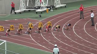 2024.06.08 中学選手権 女子3年100ｍ 決勝