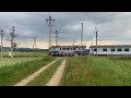 przyłęk przy cmentarzu przejazd kolejowy na żądanie i kld 40 railway crossing on demand 4k