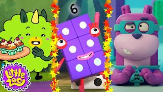 The Funniest Episodes Ever! | Counting, Reading, Colours, & Kindness | @LittleZooTV