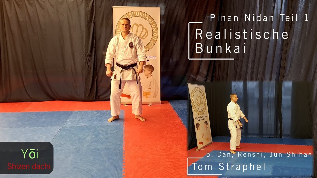 Bunkai Kata Pinan/ Heian Nidan Teil 1 - YouTube